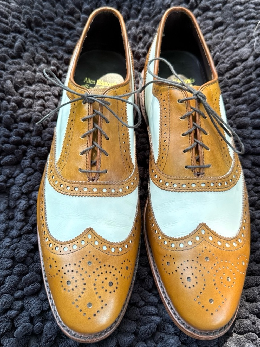 Designer GOLF SHOES! Allen Edmonds Honors Collection Heritage Brogue Oxfords
